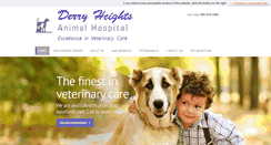 Desktop Screenshot of derryheightsanimalhospital.com
