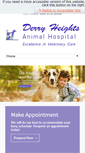Mobile Screenshot of derryheightsanimalhospital.com